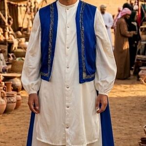 Tunic & Vest Man’s Size Medium Three Piece Costume Three Piece Set (READ).